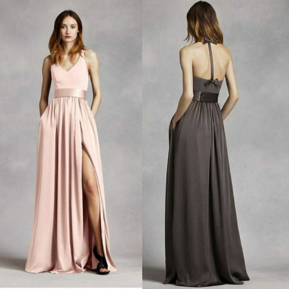 Vera Wang Bridesmaid Dress- Size 14 (Blush)